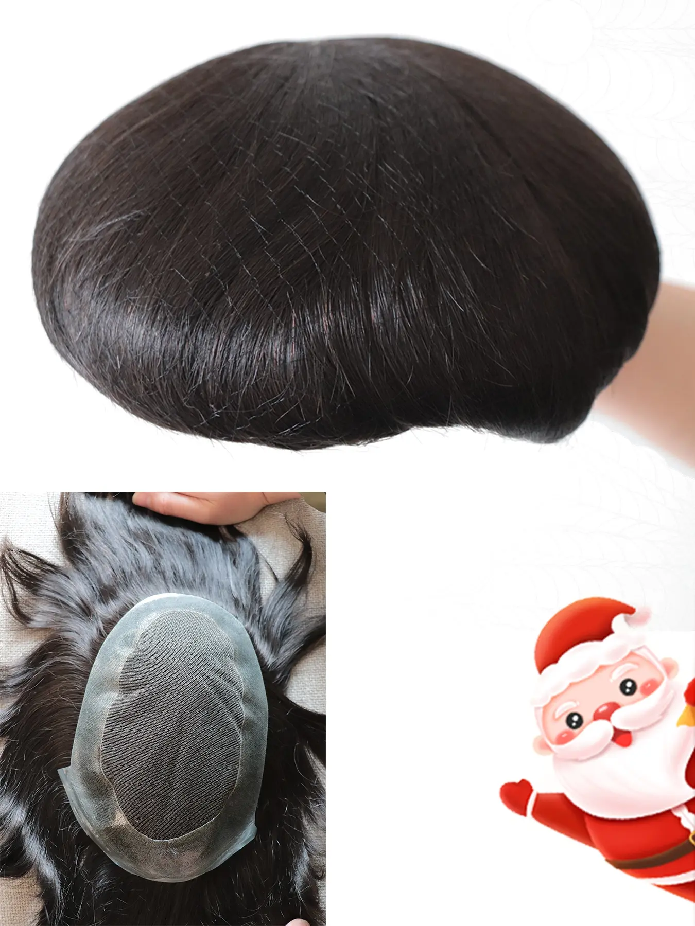 Australia Men'S Toupee Wigs - Male Hair Prosthesis Lace PU Base Toupee Men Wig for Men Short Breathable for Man, 6x8/6x9 Sizes, Ideal Christmas Gift
