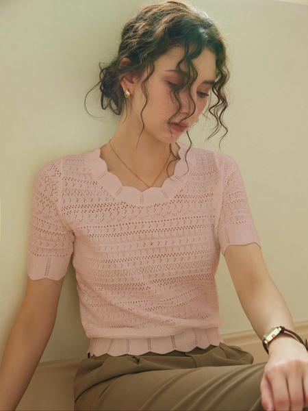 French Style Elegant Slim-Fit Casual Short Sleeve Pullover Knitted Top for Women, Fall & Winter Fashion, Random Pattern Design, Knitwear