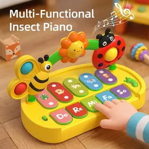 Multifunctional Sensory Music Toy, Essential for Early Education, Enhances Motor Skills and Curiosity, Stimulating and Calming Play Companion