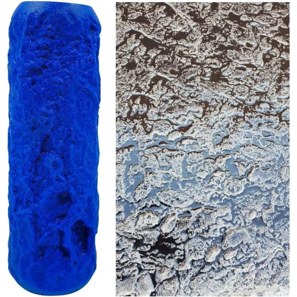 Rugged Stone Concrete Stamping Texture Roller And Masonry Form Tool, Creates Realistic Rugged Stone Textures For Construction Use