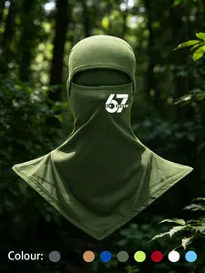1pc/3pcs New Arrival Balaclava Number 67 Printing Full Face Mask Outdoor Sunscreen Dust Hood Balaclava Hat Unisex Sweat Absorbing Breathable Quick Drying Neck Shawl Cycling Mask for Motorcycle Riding Fishing Outdoor Activities