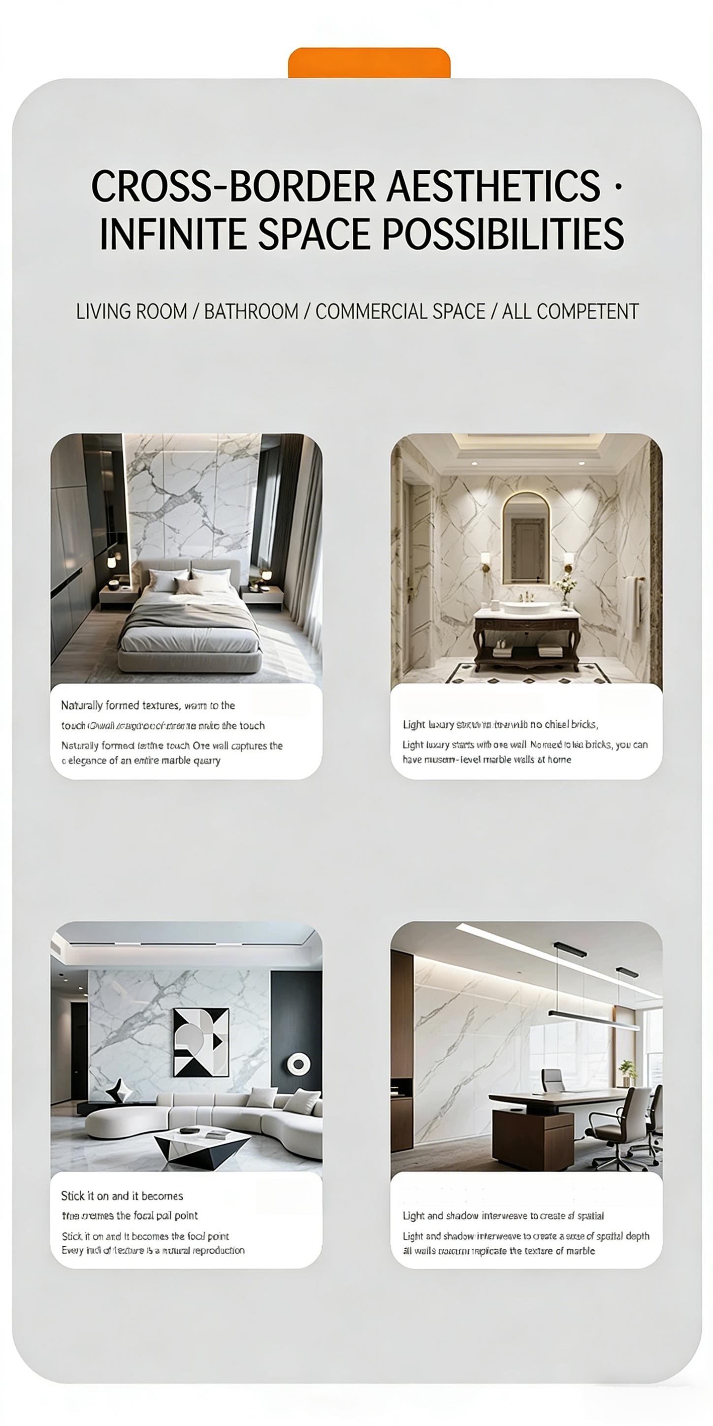 Self-Adhesive PVC Baseboard, Thick Waterproof Vinyl Wall Trim, Peel and Stick Skirting Board, Countertop Edge Guard, Ceiling Corner Molding, Removable Wall Corner Protector, Easy DIY No Tools Installation, 3.94" x 196.85"