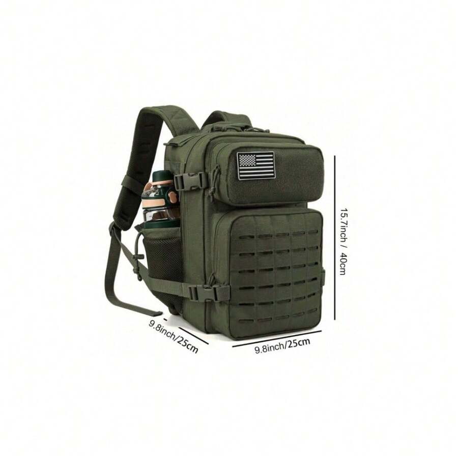 25L Tactical Backpacks for Men Survival Laser Cut Daypack Small Bug Out Bag Hunting Rucksack with Dual Cup Holders multifunctional backpack USB Charging Women's Travel Backpack USB Charging Women's Travel Backpack