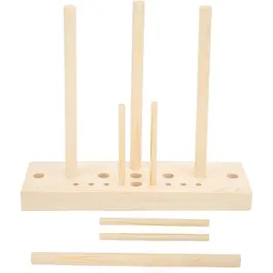 Bows Ribbon Making Tool Bow Maker for Ribbon with Wooden Board Sticks for Making Bows DIY Crafts Party Decorations Bow Wooden