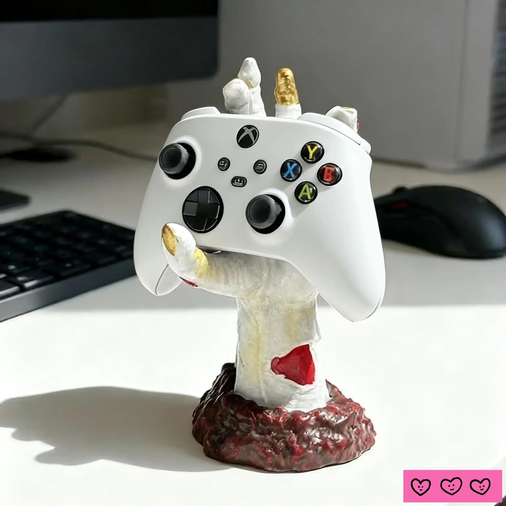 1pcs Multifunctional Game Controller Stand, Desktop Organizer for Switch Ps5 Xbox Controllers, Non-Slip Stable Holder, Home Office Decor, Aesthetic Novelty Gift, Perfect for Any Occasion