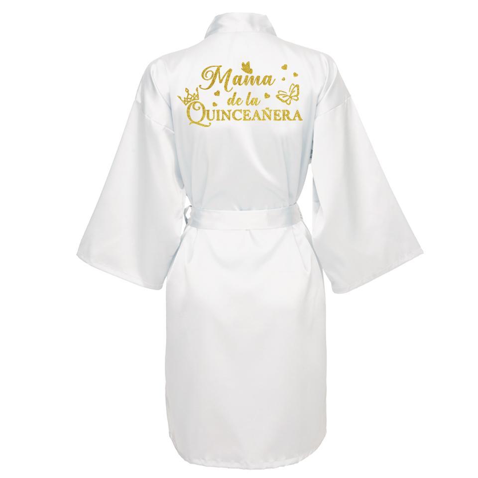 Mis XV Bathrobes Princess Sweet 15 Years Girl Birthday Party Mis Quince Años Robes Quinceanera Robe