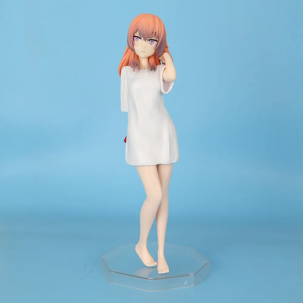 Standing Kanna Shouko Girl Figure, Anime Desktop Decor, Love-Themed Dressing Doll, Collectible Model, Perfect for Fans