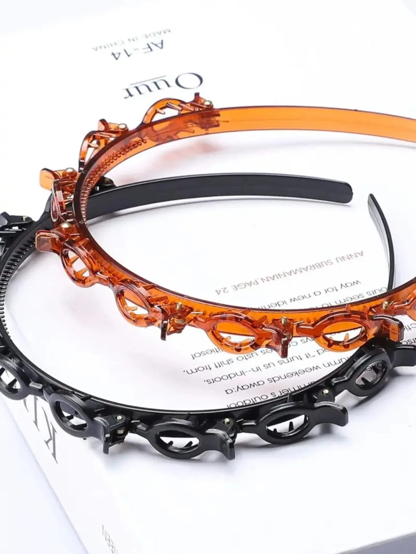 Cute Hair Clip Decor Hairband, Novelty Multifunction Hair Hoop with Clips, Hair Accessories for Women, Cute Headbands, Minimalist Headwear, Trendy Hair Hoop, Hairclip Headband, mothers day gift