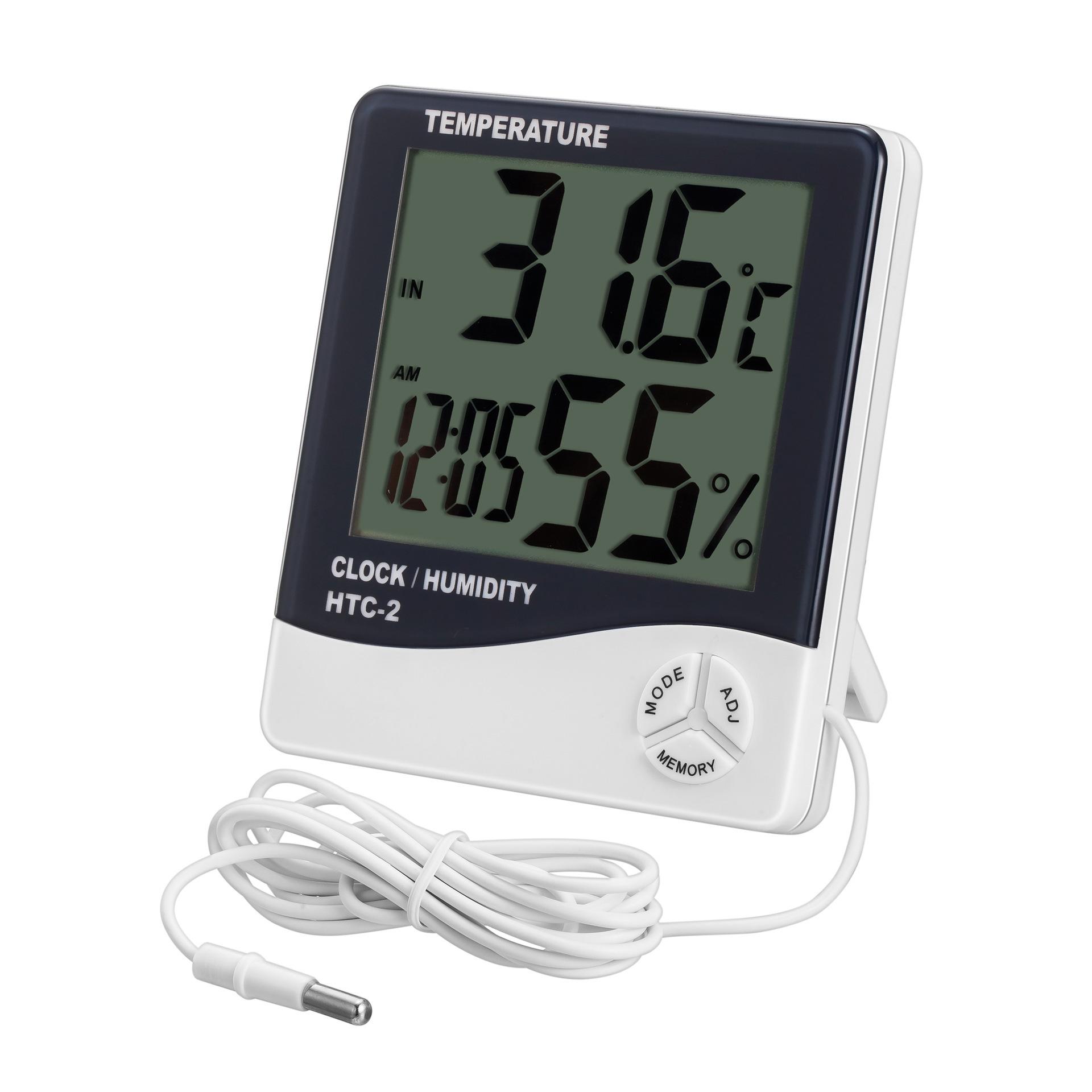 Rongce Color Screen Indoor Household Thermohygrometer Multifunctional Smiley Face Electronic Digital Display Thermohygrometer