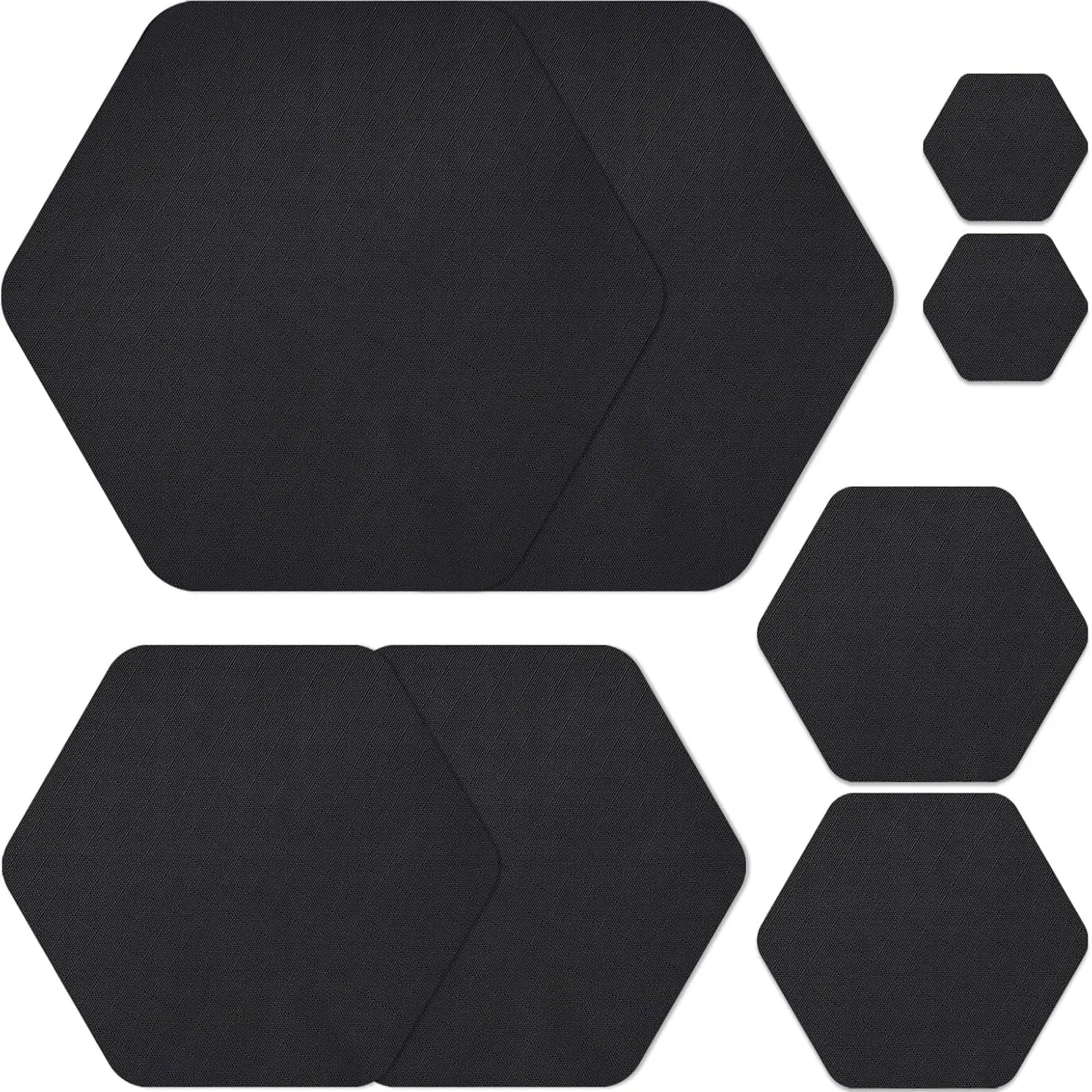 8pcs Self-Adhesive Nylon Patch Kit, Durable Fabric Repair Tape for Down Jackets, Coats, Tent Fabrics, Easy Application, Long-Lasting Fix