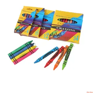 2026 New Non Toxic Washable Kids Crayons Set with Multiple Colors in Box for Drawing Art Painting School Home Use Lightweight Safe Creative Gift US Design