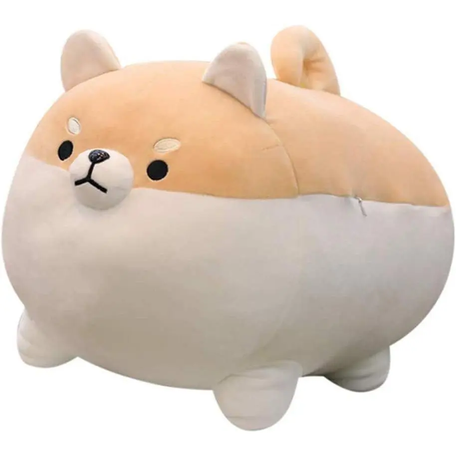 Shiba Inu Stuffed Animal Plush - Cute Corgi Dog Pillow and Toy, Soft Anime Kawaii Christmas Birthday Gifts for Boys and Girls Stuffed Animals Kawaii Decor