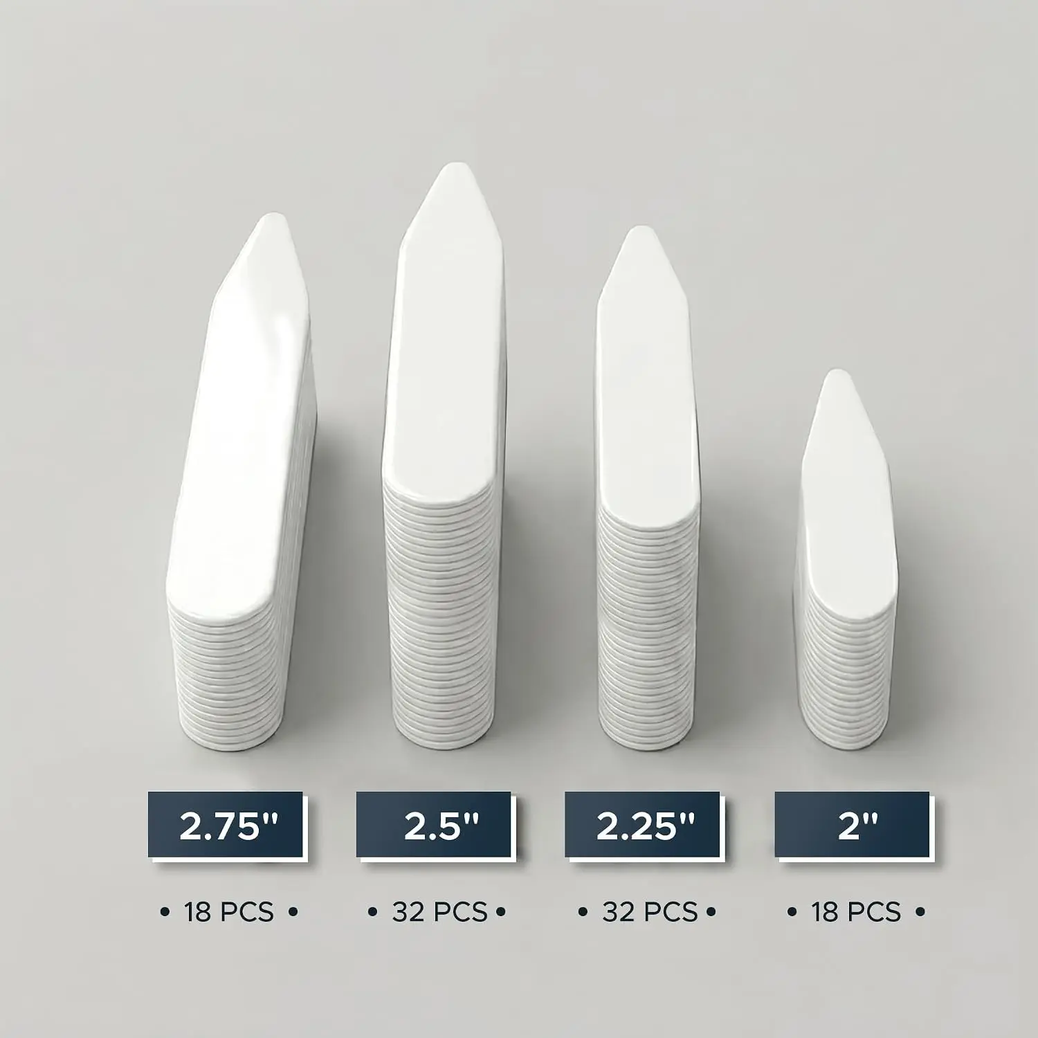 Plastic Collar Stays for Men's Dress Shirts – Collar Inserts, Multiple Quantity OptionsGift