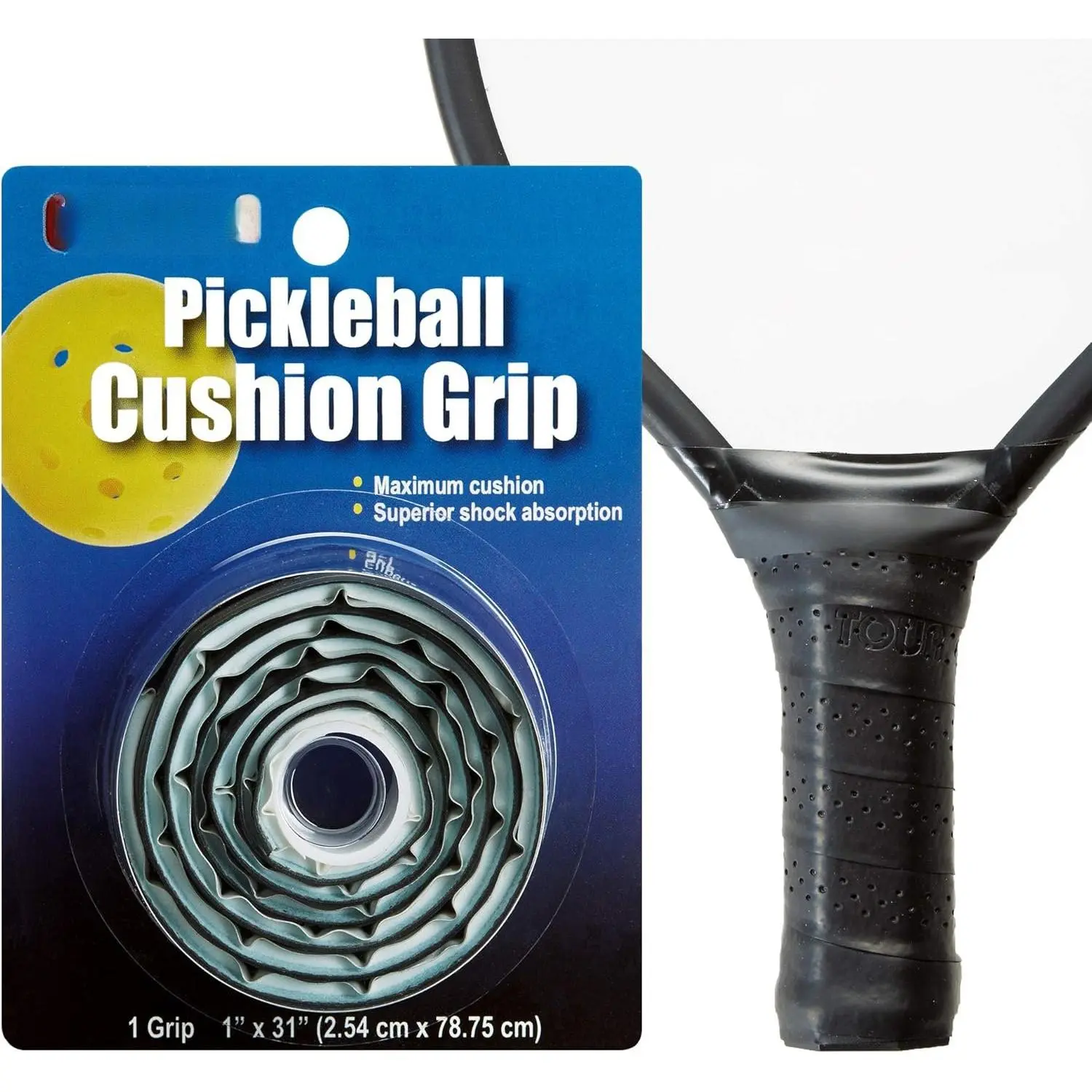 Pickleball Cushion Grip BLACK