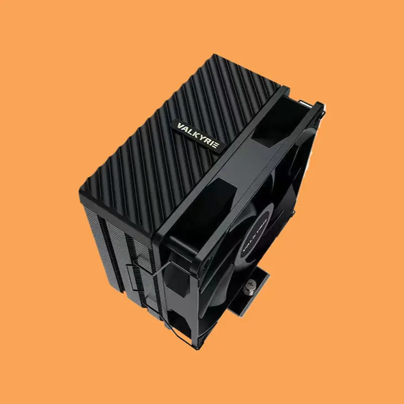 4 Heat Pipe Single Tower CPU Air Cooler, RGB Lighting 125-Type Tower Cooling Fan, 95x88x133mm Desktop Processor Radiator for Multi-Platform Installation, Diy Users