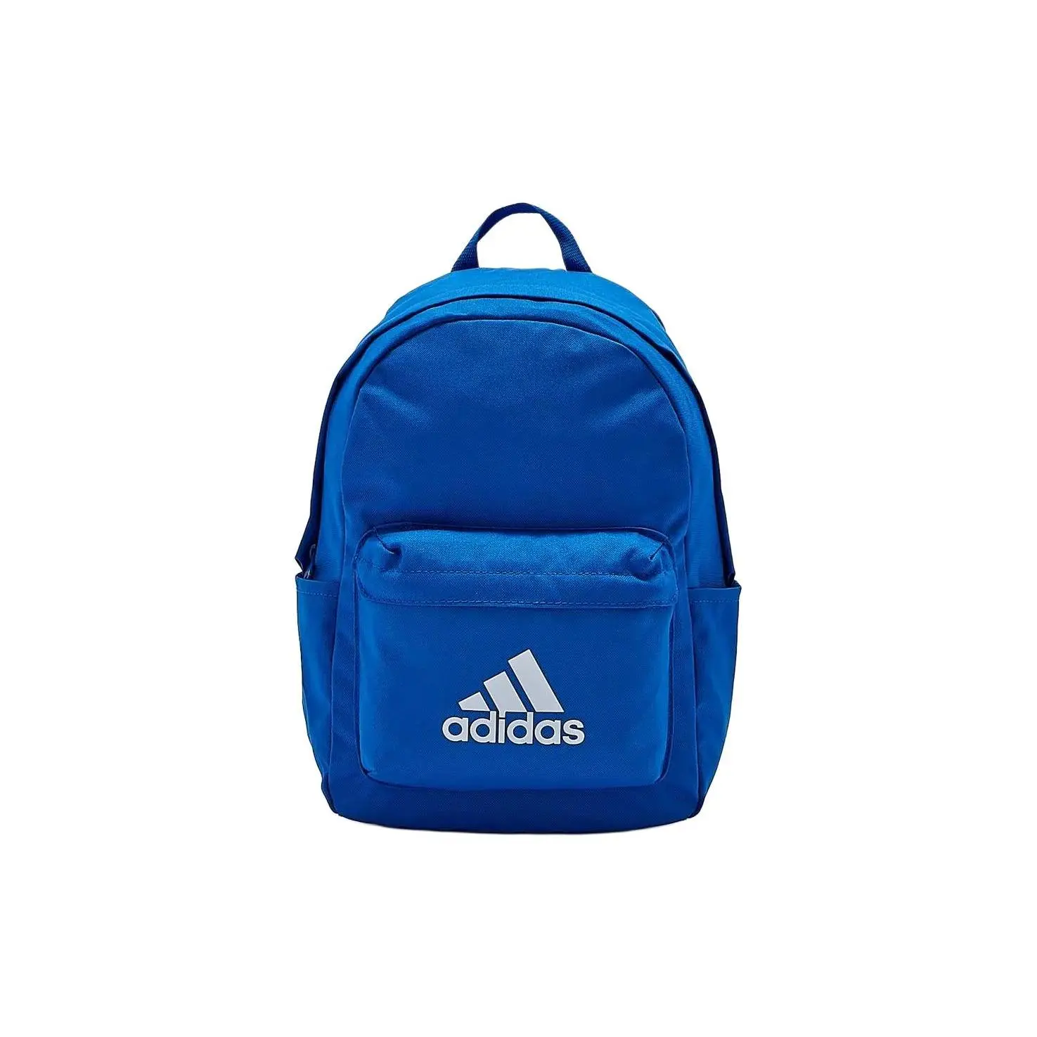 Adidas Recycled Polyester Backpack with Zip Closure and Logo Print – Unisex Blue and White