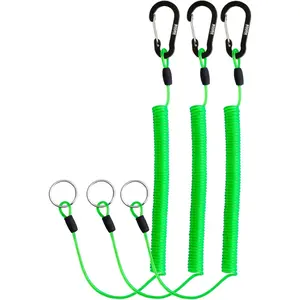 T01 Coiled Lanyards for  Rods and Fly  Nets