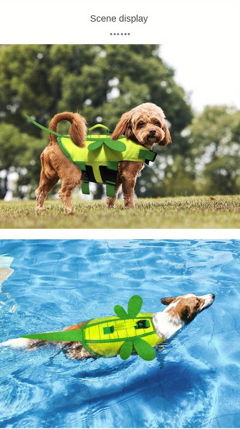 Summer Pet Life Jacket Adjustable Dog Swimsuit, Small And Medium-sized Dog Teddy Bear Buoyancy Swimsuit
