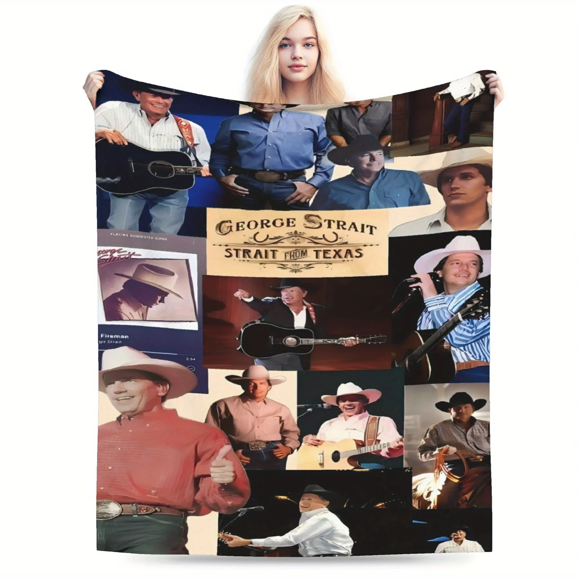 Inspired by George Stretter, this flannel blanket is fluffy as a cloud and has a delicate, smooth touch that you'll love. In the bedroom, it's a warm companion to help you fall asleep easily; when camping outdoors, it effortlessly wards off the chill.