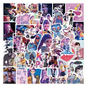 110PCS/Set Funny Girls Group Sticker Pack -Cartoon, Anime, Humor Vinyl Waterproof Meme stickers for laptop, computer, water bottle, ipad, phones bumper folding  chair sticker pack