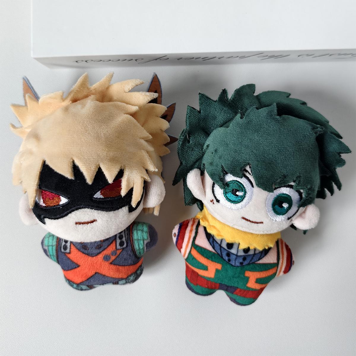 MHA Anime Midoriya Izuku Bakugou Katsuki Plush Keychain Todoroki Shoto Figure Cosplay doll Cartoon Props Stuffed Plush Toys Gift