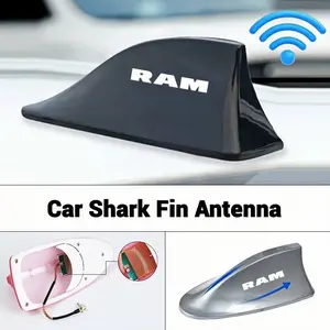 1 Pcs Car Shark Fin Antenna, Universal Enhanced Signal Roof Mount Antenna Decor, Suitable for RAM Models, Automotive Accessories, Car Gadgets