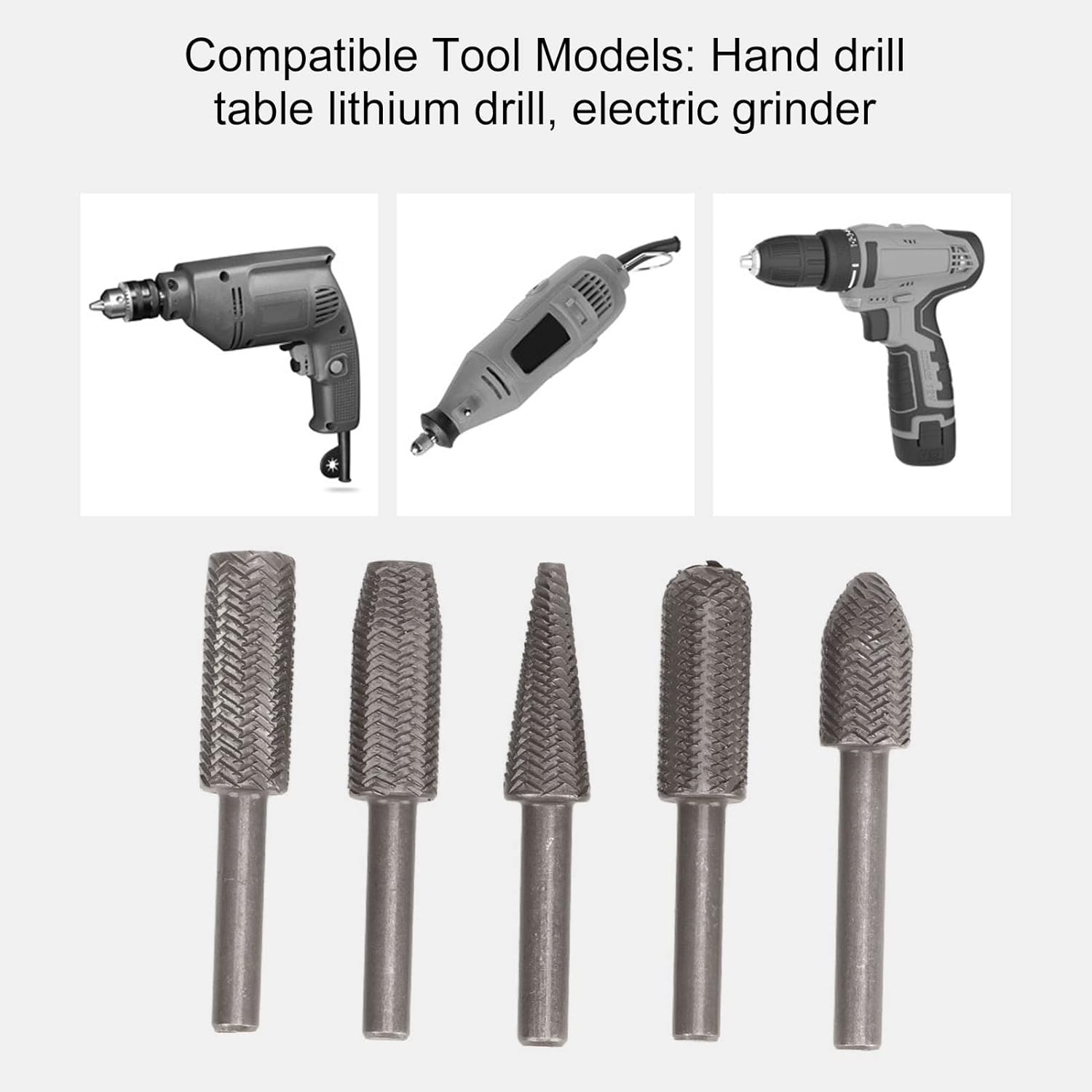 5PCS/10PCS Tungsten Carbide File Set, Efficient Design, Suitable For Wood And Rubber Molding Grooves, Non-slip And Fast Grinding Speed 5PCS/10PCS Tungsten Carbide File Set, Efficient Design, Suitable For Wood And Rubber Molding Grooves, Non-slip And Fast Grinding Speed