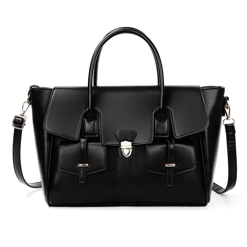 Vintage Handheld Tote Bag, New Large-Capacity Briefcase for Women, Suitable for Business Trips and Commuting