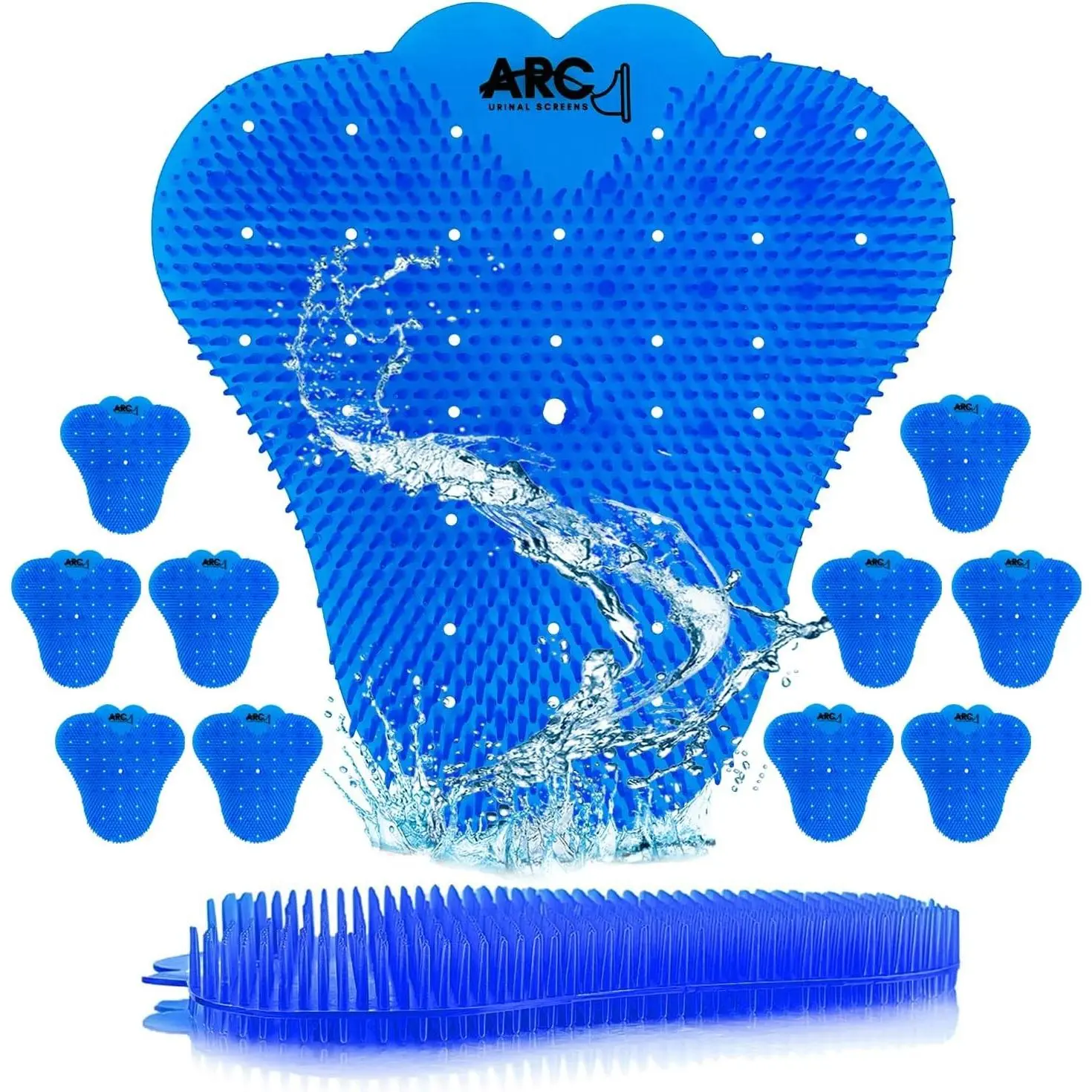 Anti-Splash Urinal Screens Deodorizer 10 Pack Long Lasting Scent Eliminate Odors Urinal Cake for Bathrooms in Bars Restaurants Schools and other Businesses