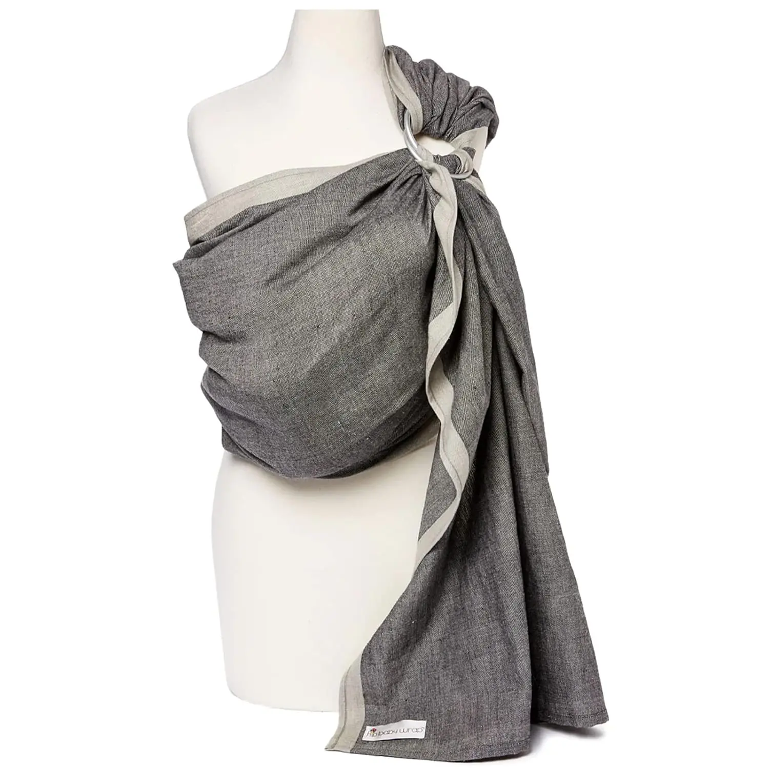 Infant Wrap Carrier for Newborns & Toddlers - Soft Cotton Baby Wrap for Comfortable Babywearing - Ideal for Nursing and Infant Shower Gifts - Adjustable Baby Sling, 8-35 lbs - Midnight