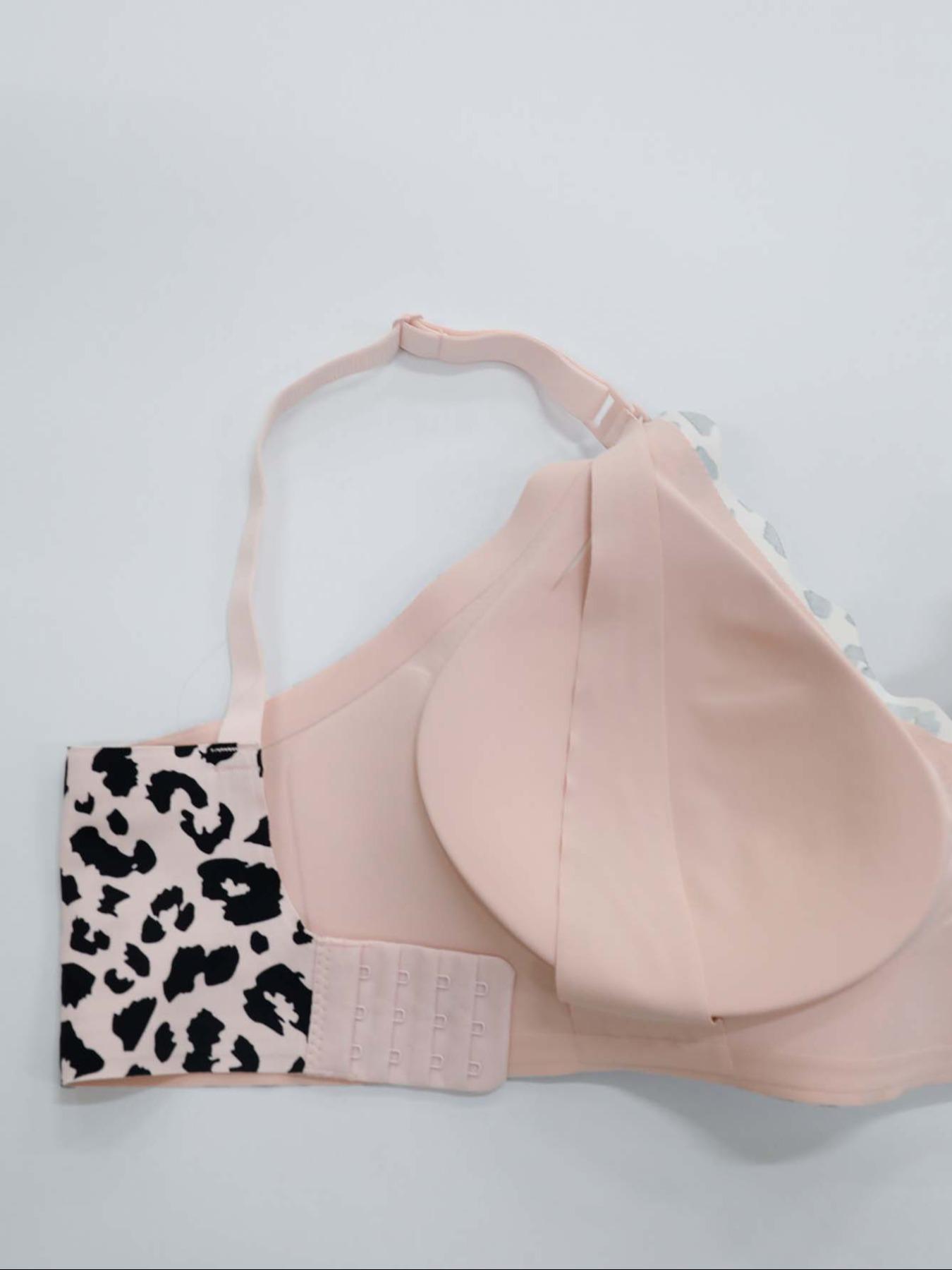 Women's Leopard Print Nursing Bra, Comfortable Postpartum Support, Adjustable Straps, Ideal for Breastfeeding Mothers