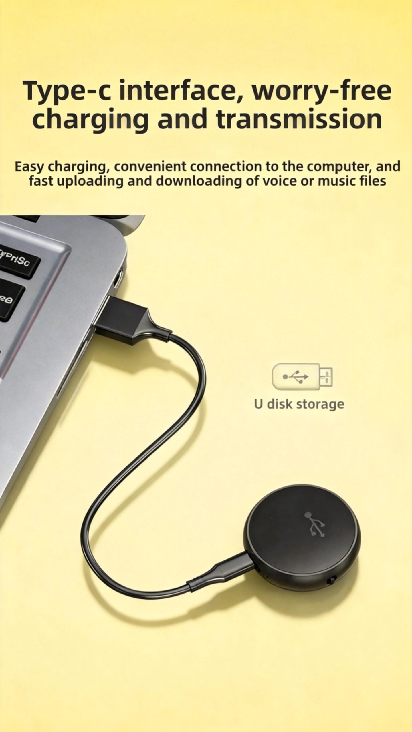 YiNet Voice Activated Recorder  festival gift , Compact Audio Recorder, Audio Recording Device, Grabadora De Audio Digital Usb Wireless Portable Mini recording pen