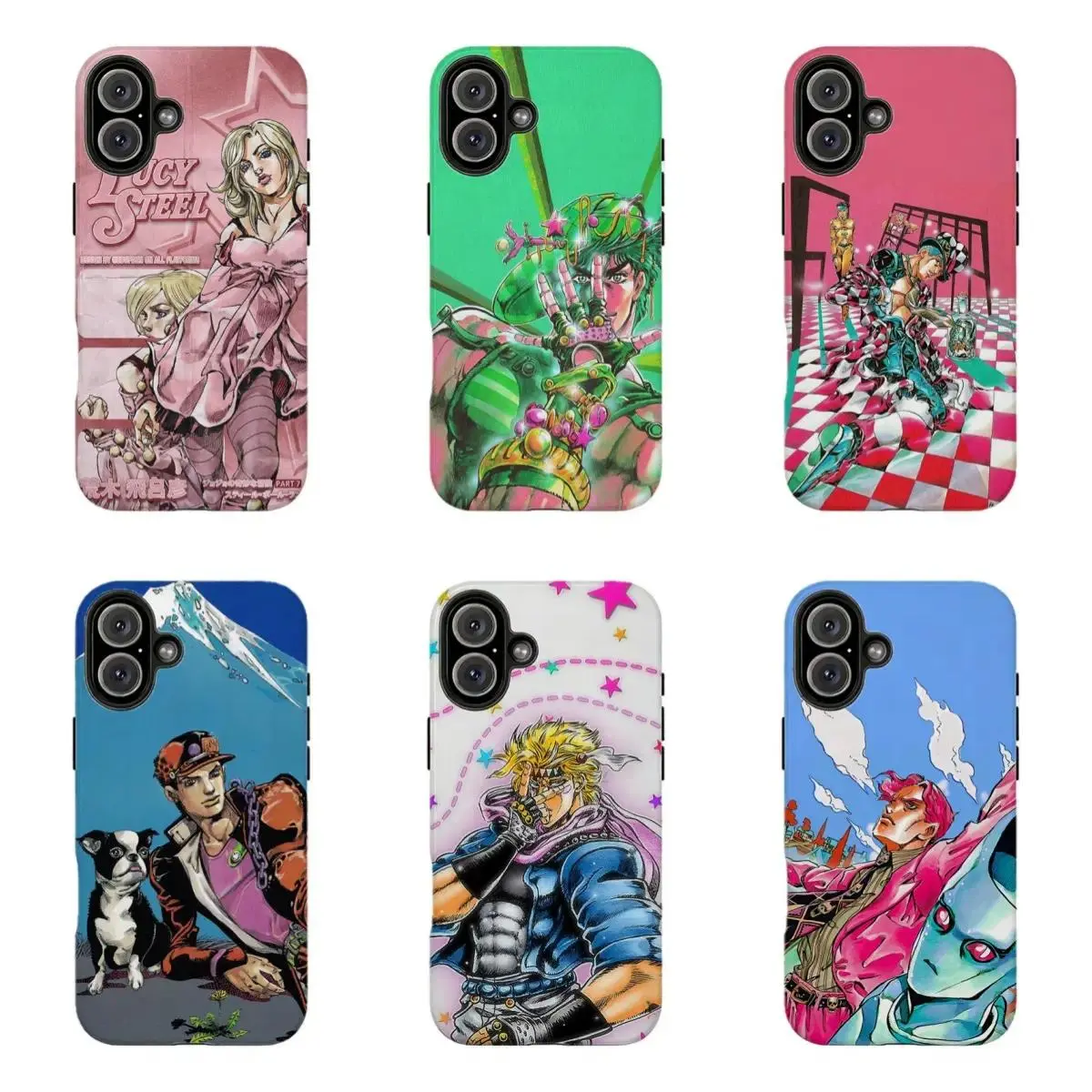 "JoJo's Bizarre Adventure" All-Character Durable Anime Smartphone Case - Protection for iPhone 11-17 Pro Max/Plus, Samsung Galaxy S23-S25 Series - Fan Gift, Mobile Devices Accessories, Cellphone Casing