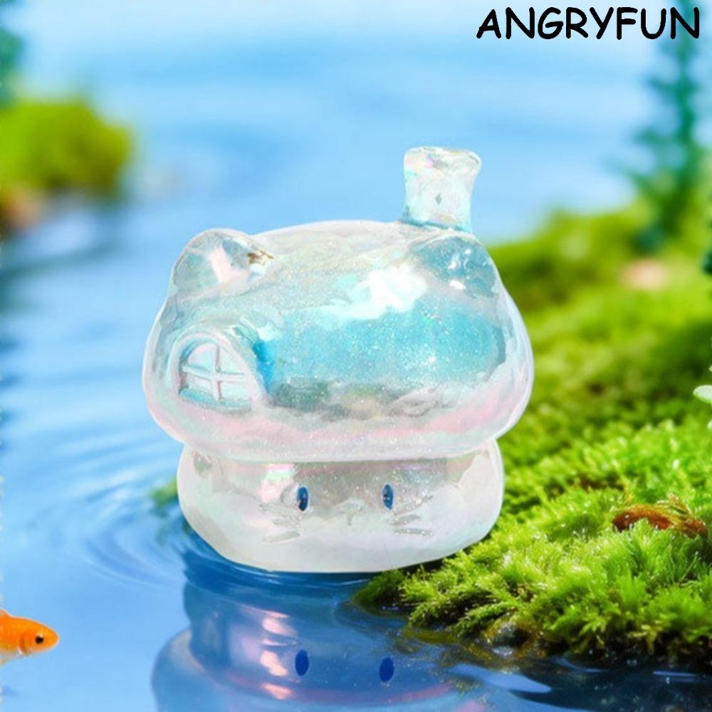 ANGRYFUN Cat Fantasy Mushroom Series Blind Box Figure – Cute Siamese Cat Collectible Mini Figurine, Desk Display Gift for Girls and Collectors