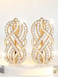 Luxurious Geometric Drop Earrings, Synthetic Diamond Design, Perfect for Parties, Weddings, Birthdays, Enhances Personal Style