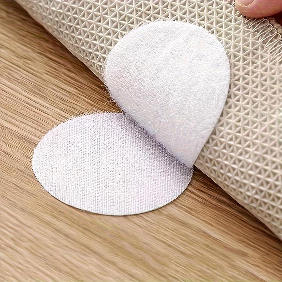 12 Pairs Heavy Duty Anti-Slip Gripper Pads, Self-Adhesive Furniture Pads for Floors, Mattresses, Sofas, Furniture Protection, Home Office Gym Hotel Use, Strong Adhesive Residue-Free Reusable Anti-Slip Mat