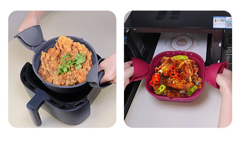 Silicone Cooking Pinch Grips Oven Mitts - Mini Finger Protector Pot Holder for Kitchen,Cooking,Baking,BBQ - Heat Resistant Gloves