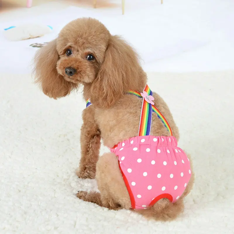 Pet supplies, cute shoulder straps, anti harassment for cats and dogs, physiological pants for dogs, menstrual pants for dogs, pet clothes
