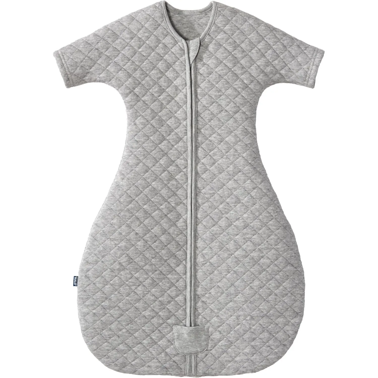 Baby Sleep Sack Wearable Blanket, 100% Cotton, Soft & Breathable, 1.0 TOG, Helps Transition from Swaddle  Infants, Heather Grey, Small