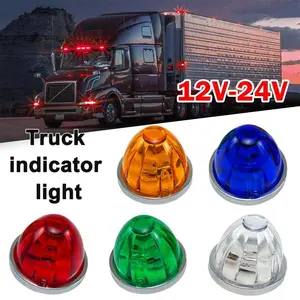 1/2/5 PCS Lorry Side Light Car Truck Side Marker Signal Indicator Trailer Watermelon Lamp LED Waterproof Car Clearance Light