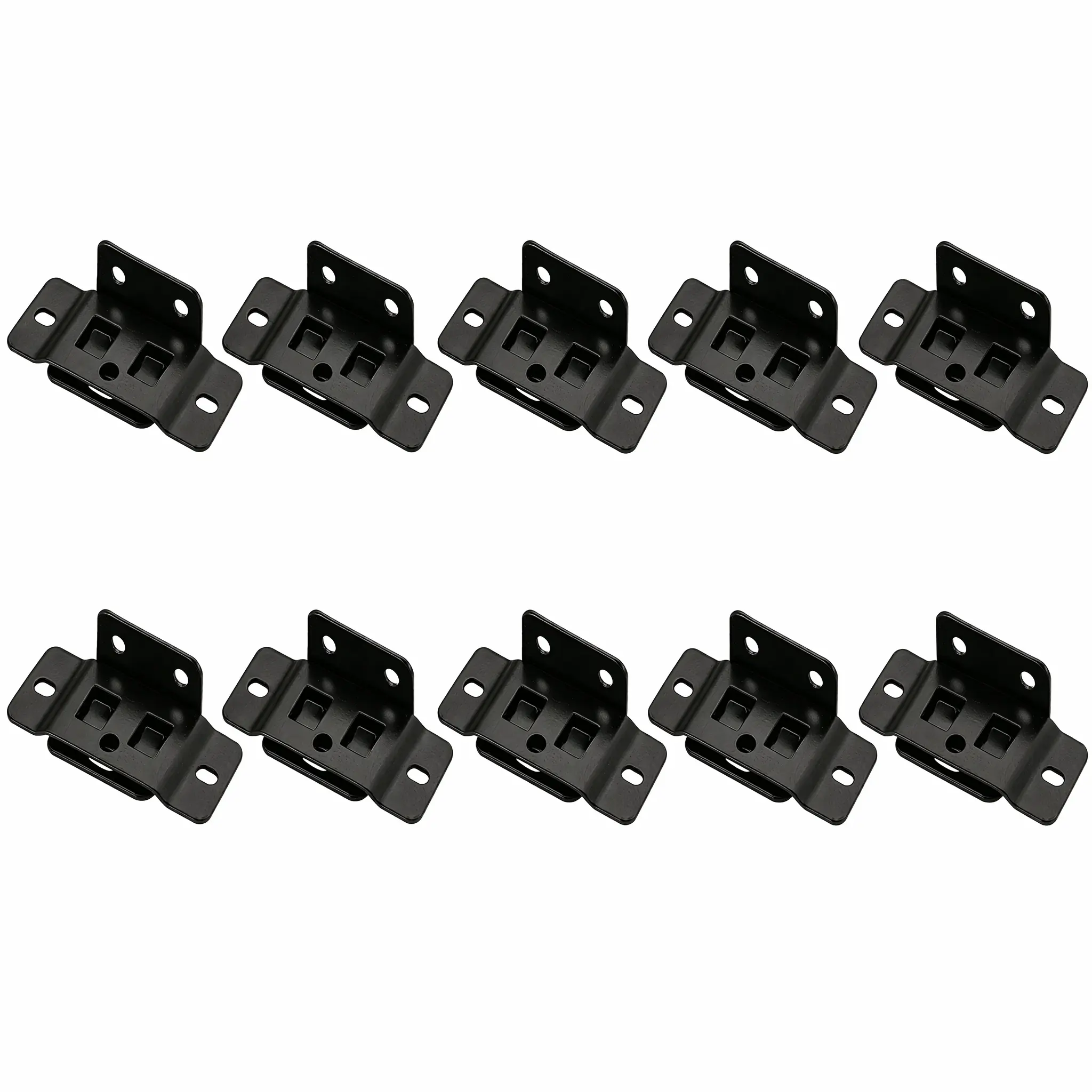 10 Packs Quick Fitting Furniture Joint Bracket, Duty Corner Brace Joint Right Angle Bracket, Stainless Steel Furniture Corner Connectors with Screws for Drawers, Cabinets, Tables, and Chairs-YY1