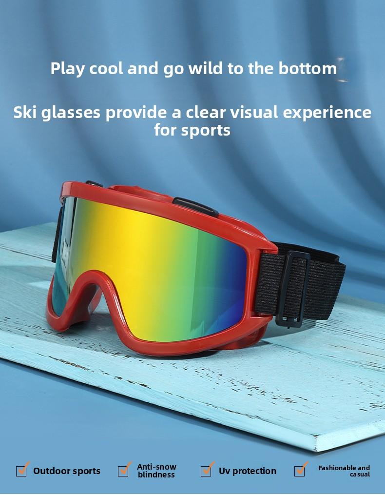 Ski goggles, protective eyewear, mountaineering windproof goggles, impact-resistant cycling glasses, ski goggles ski mask