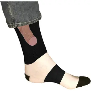 STIOEDYUAN Show Off Funny Socks Gag Prank Gifts For Men Women Knitted Cotton Birthday Christmas Gifts Stocking Stuffers