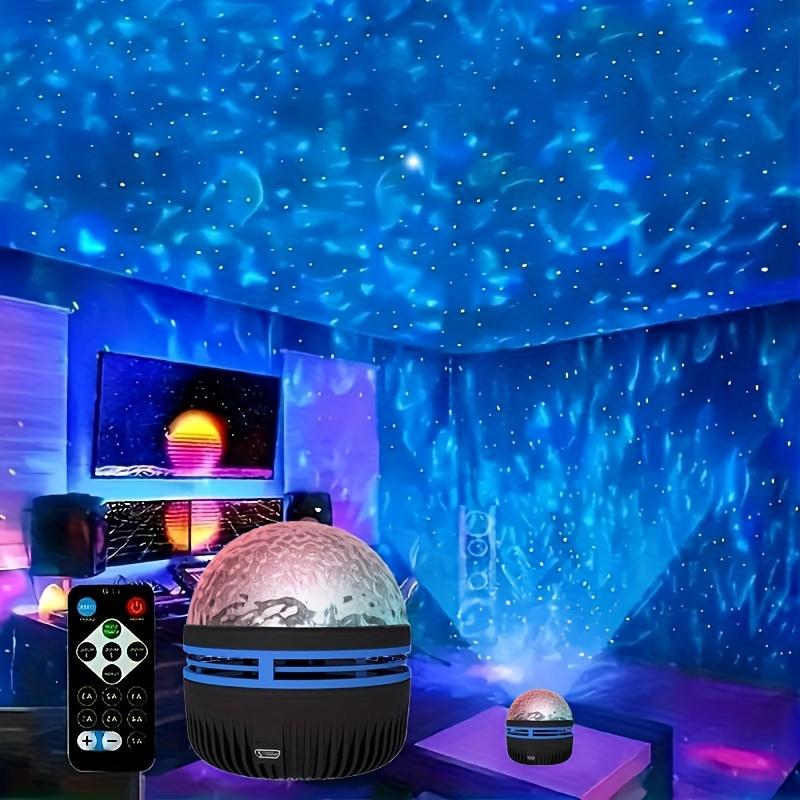 Dynamic Ripple Effect - Water Pattern LED Projection Light - Modern Atmosphere Light with USB Cable, Energy saving, Compact Bedroom Design, Living Room Decoration, Relaxing Atmosphere