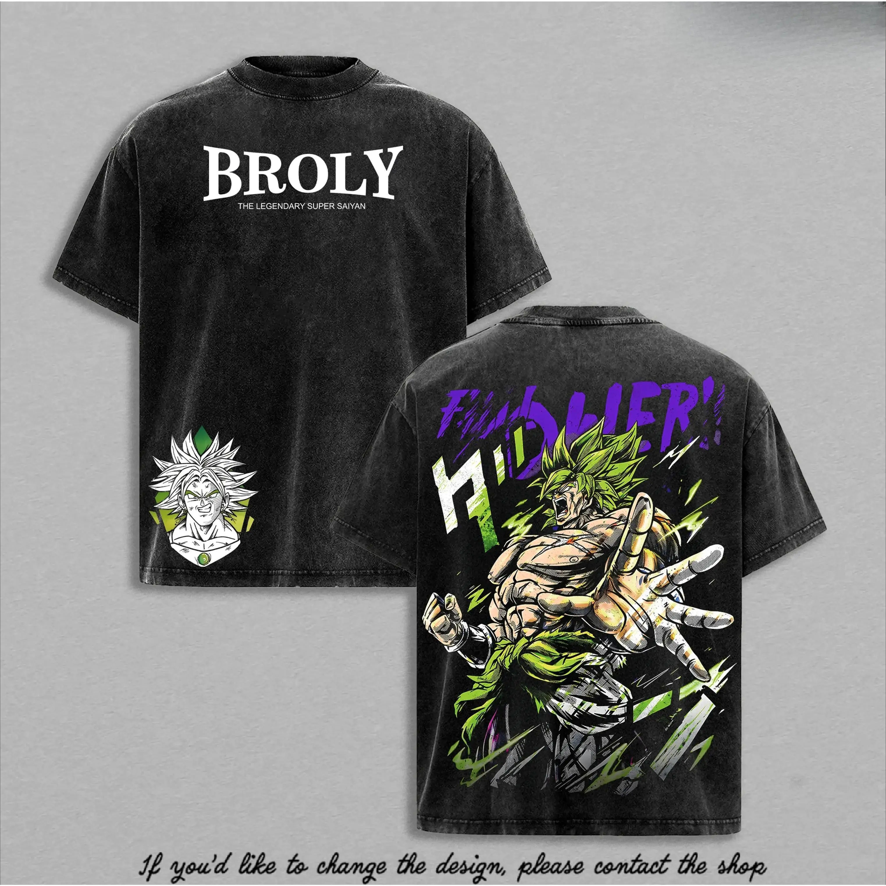 Women's DBZ Broly The Legendary Retro Unisex Vintage T-Shirt - Heavy Cotton Short-Sleeve Otaku Style Fashion Apparel, Graphic Print Gym Pump Cover with Anime Character Cutout for Fans, Eco-Friendly Ink, Vintage Graphic Tees, Retro Vintage