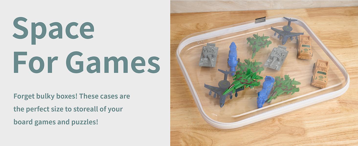 3 Pack Clear Hard Shell Zipper Case - Clear Waterproof Cosmetic Bag with Zipper, Kid's Toy Storage Organizer Bins, Charging Cables, creative journaling, painting brushes, Threads,Sketch Supplies