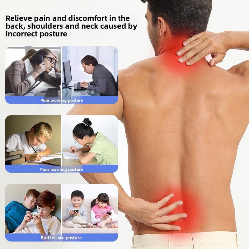 Back Correction with Adult Student Anti-hunch Sitting Position Correction with Open Shoulder Straight Back Spinal Corrector