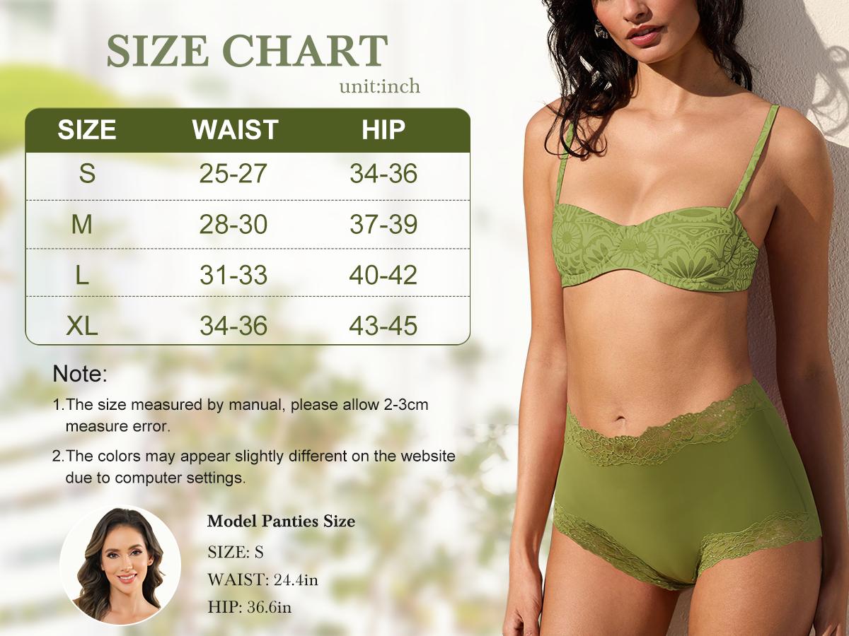 LEVAO Boy Shorts Underwear for Women Lace Full Covreage Boxer Briefs Pantie 5 Pack S-XL LEVAO Boy Shorts Underwear for Women Lace Full Covreage Boxer Briefs Pantie 5 Pack S-XL