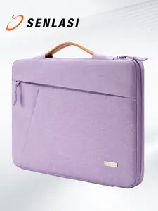 Lightweight Laptop Sleeve Bag for Macbook Air Pro 13-16 Inch, M1 M2 M3, with Handle and Front Pocket, Minimalist Design