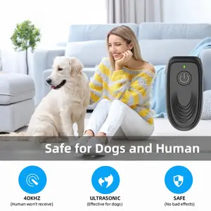 Portable Ultrasonic Pet Repeller, Dog Barking Control Trainer, Stops Unwanted Barking, Deters Stray Dogs, Ideal for Outdoor Walks, Yard, Home